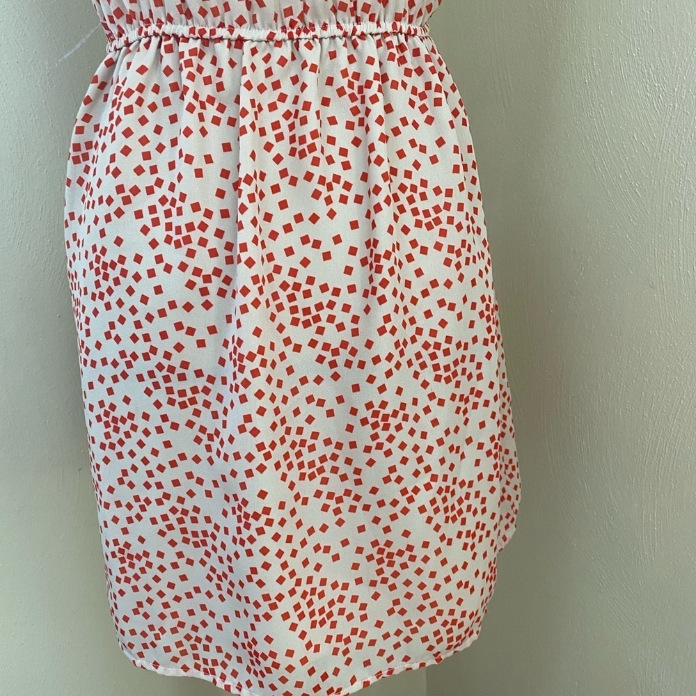 Forever 21. Orange and White Dress. Sz M. - Picture 7 of 12